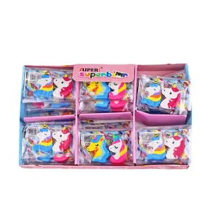 30pcs new product ideas 2023 promotional fantasy unicorn kawaii Wholesale Fun Erasers for Kids stationary accessories