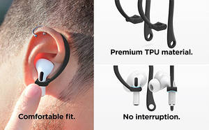 Aire de ganchos de oreja <span class=keywords><strong>para</strong></span> los <span class=keywords><strong>AirPods</strong></span> de Apple <span class=keywords><strong>para</strong></span> los <span class=keywords><strong>AirPods</strong></span> <span class=keywords><strong>Pro</strong></span> Anti perdido EarHooks puntas de oreja <span class=keywords><strong>para</strong></span> deportes <span class=keywords><strong>correr</strong></span> ciclismo gimnasio - Product Image 5