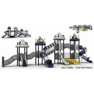 Terrain de jeu extérieur de conception moderne rentable aire de jeux extérieure pour enfants ensemble de jeu Playhouse parc scolaire amusant - Product Image 3