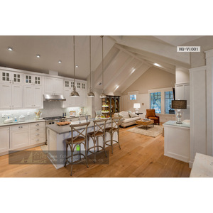 Villa en ossature légère en acier HG-VI001, design farmhouse avec garage et véranda, pour usage résidentiel - Product Image 4
