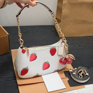 Wholesale Luxury PU Vintage Zip Closure Single <b>Strap</b> Waterproof <b>Shoulder</b> Bags for Women Summer Fashion 2026 Trending - Product Image 3
