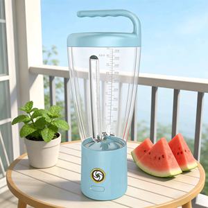 Mixeur à smoothie portable de 1000 ml, chargement USB, 6 lames, mixeur électrique anti-fuite pour la maison, les sports de plein air - Product Image 1
