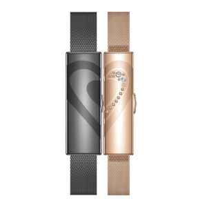 <strong>Long</strong> <strong>Distance</strong> <strong>Touch</strong> <strong>Bracelets</strong> for Couples Smart Pedometer Heart Rate Tracker Accelerometer Android Compatible Health Fitness - Product Image 3