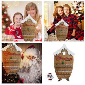 2024 buon <span class=keywords><strong>natale</strong></span> decorazione ciondolo in legno Babbo <span class=keywords><strong>Natale</strong></span> ornamento conto alla rovescia per le vigilie <span class=keywords><strong>di</strong></span> <span class=keywords><strong>natale</strong></span> - Product Image 4