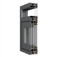 Ventana Corredera Insonorizada y Resistente a Huracanes de la Serie Deyu 110 |   Perfil de Aleación de Aluminio Extra Grueso de 1.8 mm |   1000Pa |   Hotel