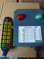 Télécommande sans fil YD-12D à double vitesse avec 12 boutons émetteur et récepteur pour grue à portique