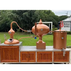 Brandies Cognac Grappa distillatore Alambic Pot Still Charentais alambicco bollitore e preriscaldatore da 1000 litri
