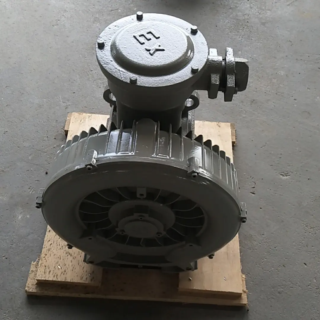 2 HP 1.5 KW 380V Explosion Proof Side Channel Air Blower For Biogas System
