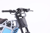 Vélo électrique tout-terrain pour adultes avec cadre en aluminium léger de 12 pouces, pneus larges, batterie au lithium 48V 350W 13Ah, moteur arrière sans balais double