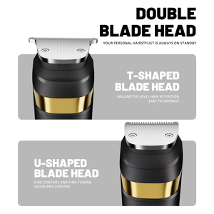 Cortadora <span class=keywords><strong>de</strong></span> Pelo Inalámbrica para Hombre, Recortadora Eléctrica Profesional con Pantalla LED, 8 Peines Guía, Recargable Tipo-C para Barbería y Hogar - Product Image 3
