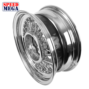 Ruedas de Alambre Cromadas de 72, 100, 120, 144 y 150 Radios, de 13, 14, 15, 18, 20, 22, 24 y 26 Pulgadas, para Coches Clásicos Lowrider, Restauraciones Personalizadas y Roadmaster - Product Image 2