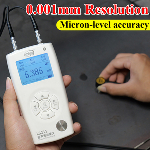 LS211 600mm 0.001resolution High Ultrasonic Thickness Meter Price Multi Probe Wall Thickness <b>Gauge</b> Ultrasonic - Product Image 2
