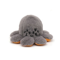 Peluche citrouille réversible personnalisée, peluche citrouille fantôme, jouet en peluche d'Halloween, citrouille d'Halloween