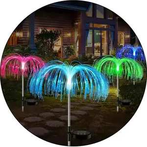 Vertak waterproof IP65 outdoor solar led light jellyfish solar landscape garden light with 7 kinds of color