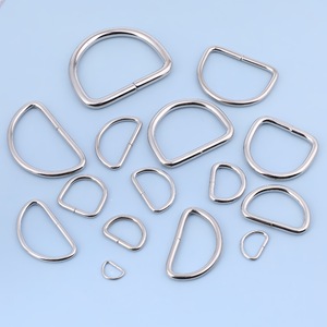 Metal D-<b>Ring</b> Buckle Various Sizes Durable Bag Hardware Accessory For DIY Luggage Straps - Product Image 1