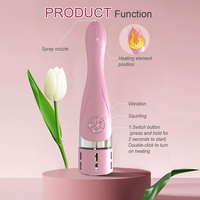 Wassersprüh-Vaginalvibrator mit Stoßfunktion Multifunktional Große Kapazität 45ml/200ml/350ml Wasserdicht & USB-Aufladbar