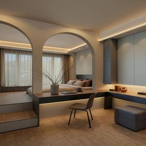 Système d'armoires tatami sur mesure, minimaliste et moderne, avec dressing et espace de couchage intégrés pour maisons contemporaines - Product Image 2