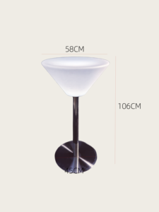 مصباح أرضي LED عصري بتصميم أوروبي شمالي مع شحن شمسي، مصباح ركن أرضي LED معاصر للاستخدام في الفنادق - Product Image 6