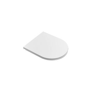 Copriwater Sara in Plastica dal Design Moderno con Chiusura Morbida per WC Allungati e Quadrati, Funzione Telecomando per Bagno - Product Image 1