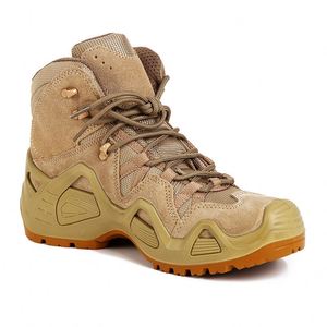 Stock listo impermeable antideslizante duradero tobillo zapatos de seguridad transpirable absorción de golpes escalada senderismo botas tácticas para hombre - Product Image 4