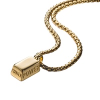 Artisanat loup accessoires femmes hommes dames or brique collier ornement petit lot personnalisation marque mode usine de bijoux