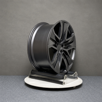 Jantes forgées sur mesure en métal canon de fusil usiné, à 5 branches, 17-24 pouces, 5x112 5x114.3 5x120 pour BMW X4 Mercedes GLC Coupé Audi Q5
