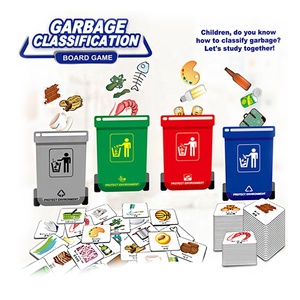 Juego educativo de clasificación de basura, cubo de basura, juego de mesa - Product Image 2