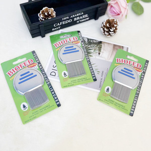 Peine portátil <span class=keywords><strong>de</strong></span> acero inoxidable para perros y gatos, cepillo <span class=keywords><strong>de</strong></span> depilación <span class=keywords><strong>de</strong></span> madera para <span class=keywords><strong>tratamiento</strong></span> <span class=keywords><strong>de</strong></span> pulgas y piojos, suministros <span class=keywords><strong>de</strong></span> limpieza <span class=keywords><strong>de</strong></span> belleza, venta al por mayor - Product Image 3
