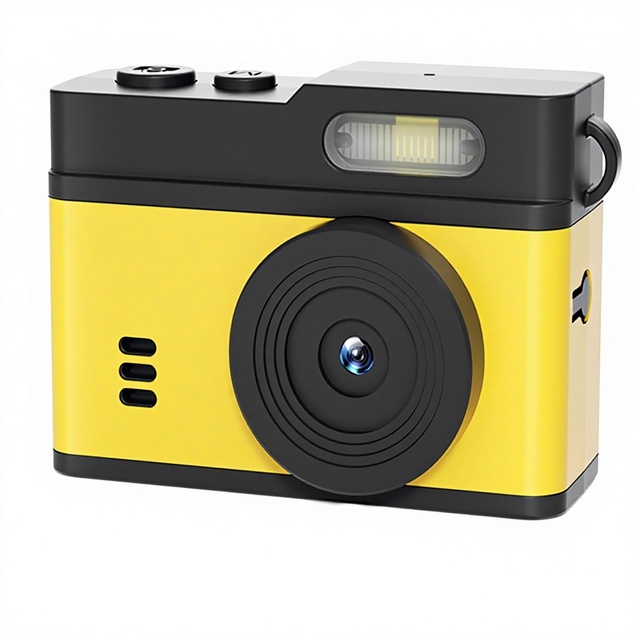 0.96 Inch HD Display 1080P 12MP CMOS Sensor Vintage Compact Camera with LED Keychain Camera-Cheap Camera