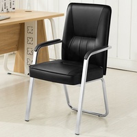 Chaise de bureau ergonomique de luxe GEDO pour le personnel, confortable et économique, chaise de direction rembourrée avec dossier