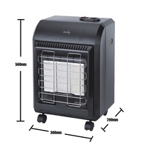 Chauffage au gaz portable infrarouge sur pied pour intérieur, pour usage domestique, avec certification CE