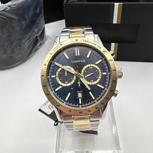 Montre à quartz pour homme, best-seller, multifonctionnelle, <span class=keywords><strong>chronographe</strong></span>, calendrier, simple, bracelet en acier inoxydable de 22 mm, aiguilles - Product Image 3