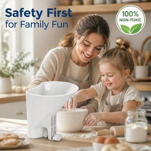 Imbuto per farina per accessori e attrezzi <span class=keywords><strong>KitchenAid</strong></span>, imbuto universale a bocca larga per attrezzi da cucina <span class=keywords><strong>KitchenAid</strong></span> - Product Image 3