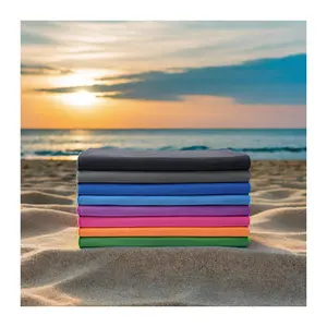Wholesale Custom Microfiber Suede Beach Towel Available Small And Big Sizes Light Weight Sports Towels In Stock NO MOQ