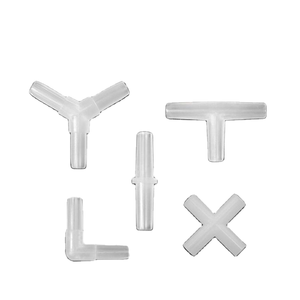 Conector de Manguera de Agua Recta de Plástico de 4 mm para Sistema de Acuario, Bomba de Aire, CO2/Ozono, Accesorios para Peceras - Product Image 1