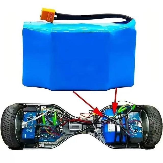 36V 4.4AH 10S2P Lithium Battery Pack for Electric Vehicles 18650 Cells 15 C Operating Temperature
