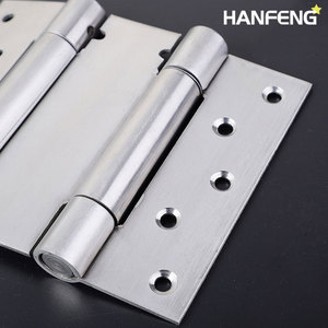 HANFENG Stainless Steel <b>Spring</b> Hinge 4 5 Inch <b>Door</b> Hidden Single Double Opening Soft Closing Minimalist Design - Product Image 4