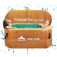 Baignoire à glace gonflable portable et pliable, bain froid pour la récupération à domicile, garantie de 2 ans