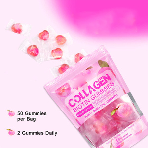 Güzellik takviyesi Vegan saç cilt çivi biyotin kollajen sakızlı beyazlatma cilt vitamini ayı biyotin kollajen Gummies - Product Image 5