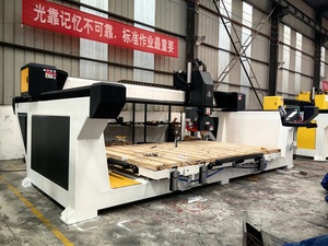 Machine de découpe de pierre CNC 5 axes de haute qualité, graveuse de <span class=keywords><strong>marbre</strong></span>, fraiseuse, scie à pont 4+1 axes pour la découpe de pierre - Product Image 2
