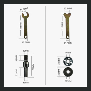 Yulin Double Riders Electric Drill To Angle Grinder Conversion Wrench 5 Piece Set For Grinding Polishing Cutting Alloy Steel - Product Image 5