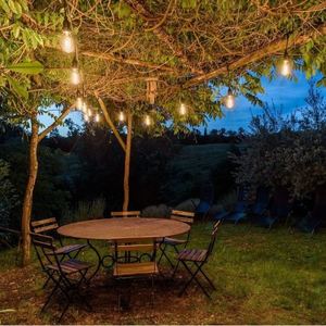 E27 10 Meter <b>Outdoor</b> <b>String</b> <b>Lights</b> With Vintage Bulbs For Patio Garden Decoration - Product Image 2