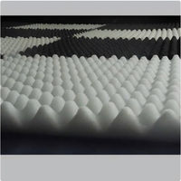 Panneaux de mousse insonorisants en fibre de polyester en forme de nid d'abeille, matériau de réduction du bruit pour KTV, cinéma, salle de conférence