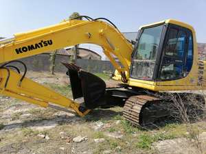 รถขุดตีนตะขาบ PC120 Komatsu มือสองน้ำหนัก1ตันประกอบกับเครื่องยนต์ของอีซูซุและส่วนประกอบหลัก-มอเตอร์และปั๊ม - Product Image 4