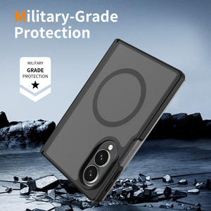 Étui pour Samsung Z Fold 8, étui de téléphone <span class=keywords><strong>portable</strong></span> pliable magnétique avec protection de la charnière, toucher doux et soyeux, coque de téléphone antichoc - Product Image 6