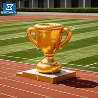 Trophée gonflable géant, trophée doré géant gonflable, peut être utilisé pour les cérémonies de remise des prix