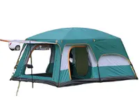 8-10 Person Family Camping Tent With 3 Rooms Size 14' x 10' x 78 "4 Season