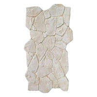 Panneau mural 3D en PU, grande dalle, ignifuge, imperméable, écologique, design moderne, pierre artificielle pour hôtel et usage intérieur