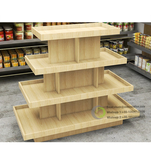 ชั้นวางของไม้สำหรับร้านขายของชำชั้นวางของในซูเปอร์มาร์เก็ตชั้นวางของในซูเปอร์มาร์เก็ต - Product Image 1