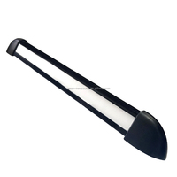 Barre lumineuse LED 12V noire/blanche 255mm universelle pour intérieur de voiture, éclairage de porte extérieure, lumière blanche froide, IP66 ROHS CE GNSOURCE